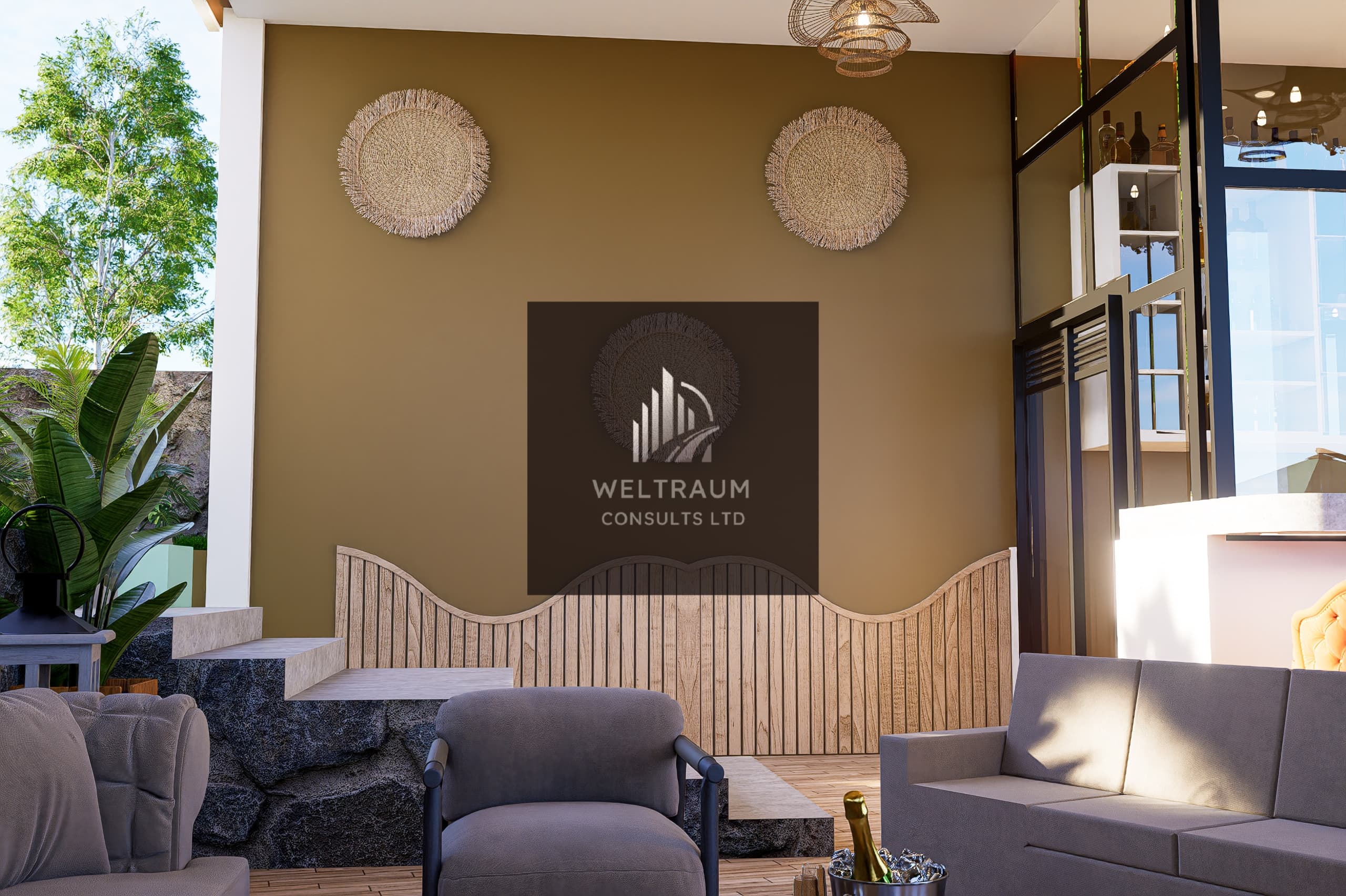 Interior Lounge the whole picture render 12
