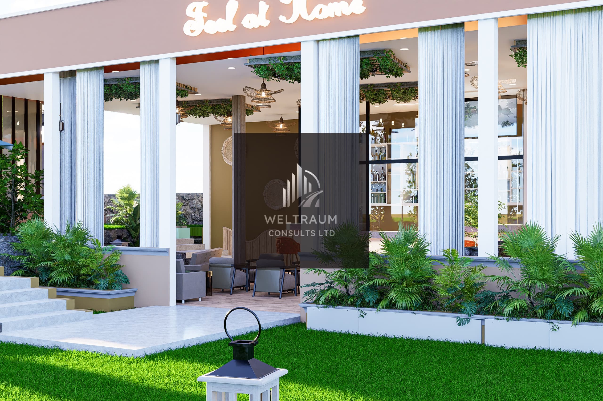 Interior Lounge details render 8