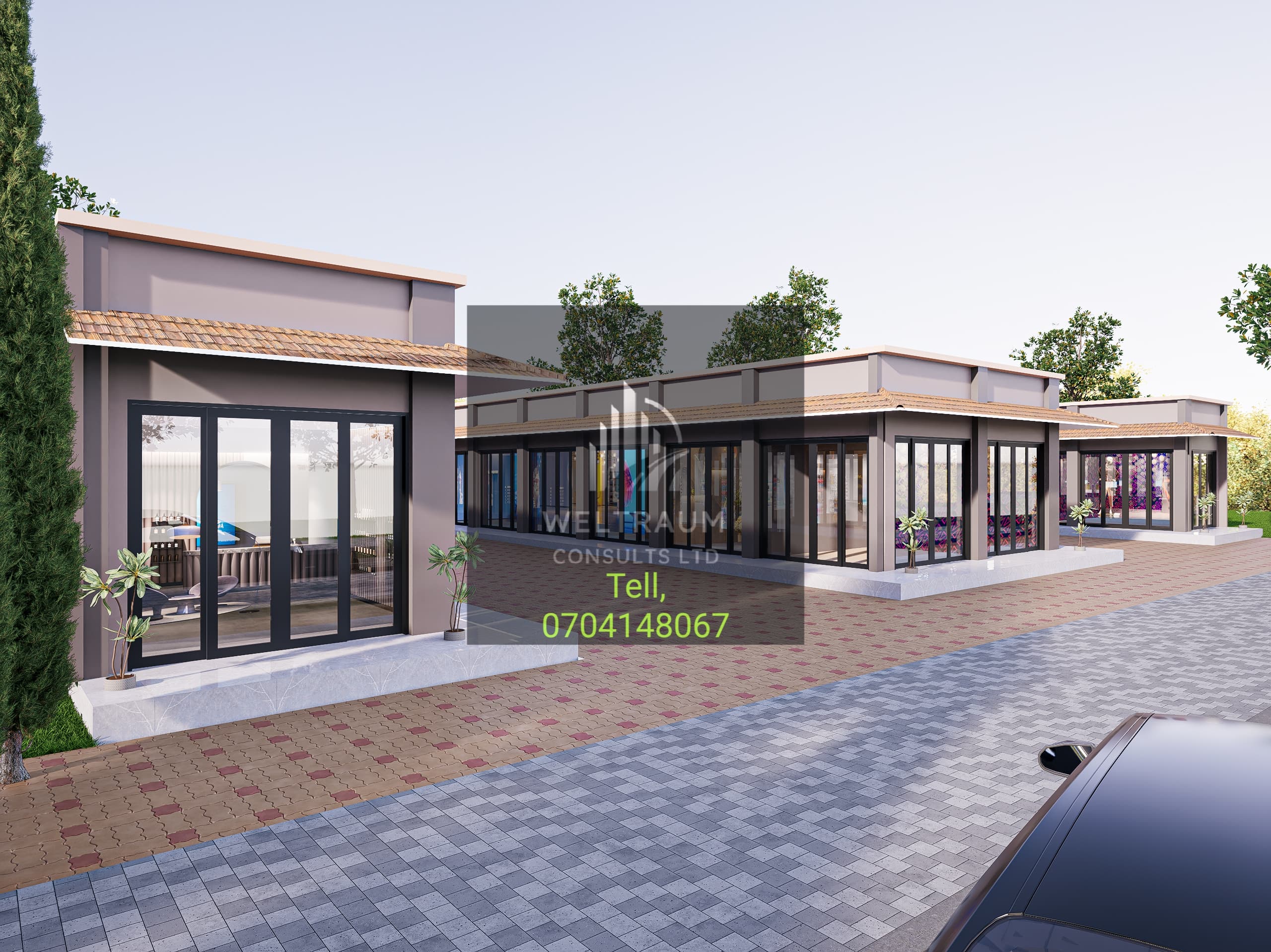 Shops & Commercial featured render