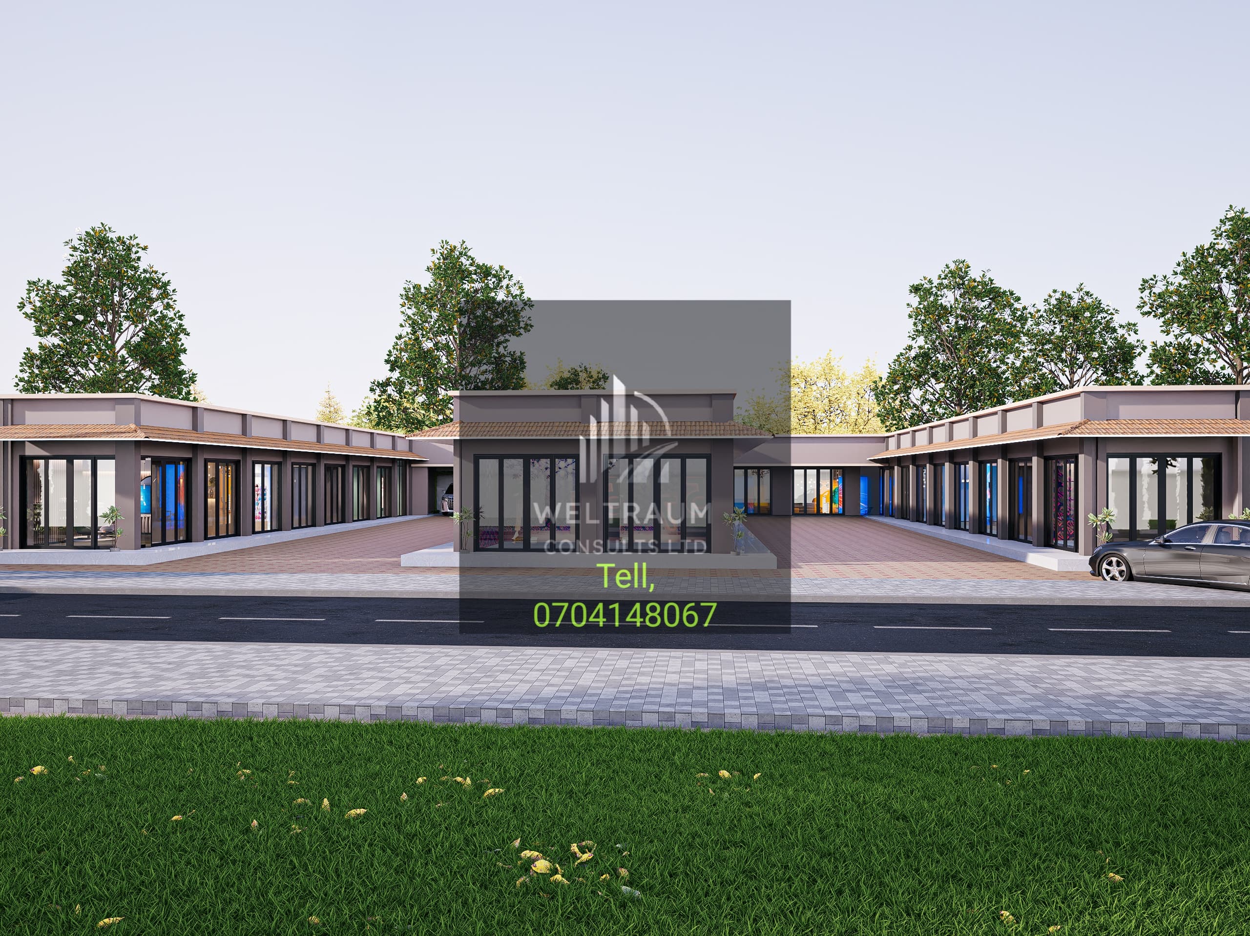 Shops & Commercial arrival render 3